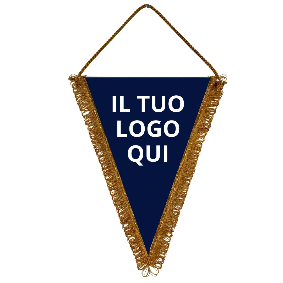 gagliardetti personalizzati con logo grafica con frangia